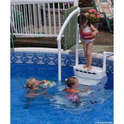 Escalier piscine hors sols Aquarius - 4 marches