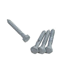 4 x Tirefond Galva pour pose sur terrasse bois