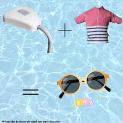 Pack Aqualarm + Tee-shirt anti-noyade + Lunettes de soleil