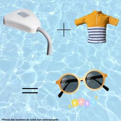 Pack Aqualarm + Tee-shirt anti-noyade + Lunettes de soleil