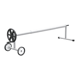 Enrouleur bâche à bulles - Piscine enterrée jusqu'à 6 m de large