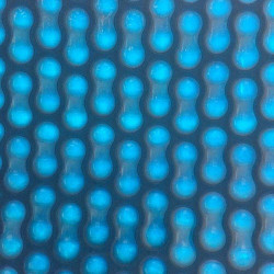 Bâche à bulles 9 X 4 m Sunibul - Bleu nuit - 500 microns - Bordée 4 côtés